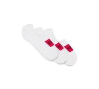HUGO Men's 3p Lc Label Cc Invisible Socks, White100, 9-11