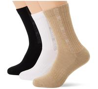 Hugo Men's 3p Qs Rib Tape Md 10272097 01 Short_Socks, 269 Medium Beige, 39-42