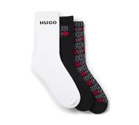 HUGO Men's 3P Qs Valentine CC 10276018 01 Short_Socks (Pack of 3), Open Miscellaneous 960, 43-46