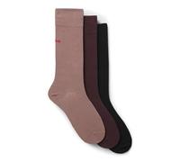 HUGO Mens 3P RS UNI CC Three-pack of logo-detail socks in a regular length