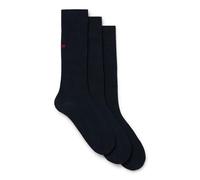 HUGO Mens 3P RS UNI CC Three-pack of logo-detail socks in a regular length