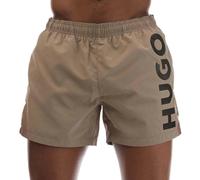 Hugo Mens Abas Logo Swim Shorts - Beige - XL - Beige