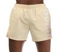 Hugo Mens Abas Logo Swim Shorts - Yellow - XXL - Yellow