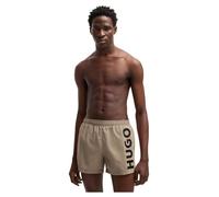 HUGO Mens ABAS Vertical-logo swim shorts with full lining