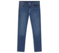 HUGO Mens Ash Slim-fit Jeans in mid-Blue Stretch Denim
