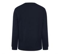 Hugo Mens Austin Structured Pyjama Top - Navy - L - Navy - 60% Cotton/40% Polyester