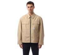 Hugo Mens Bino2511 Logo Label Jacket in Beige Cotton - Size Large