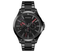 HUGO Men's Black Leap Bracelet Watch