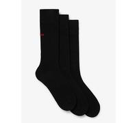 HUGO for man. 50493253 3 Pair Pack of Standard Long Socks black (43-46), Homewear, Cotton