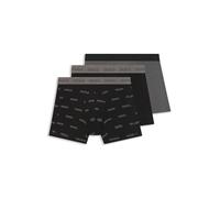HUGO Three-pack of boxer briefs in stretch cotton - Style BOXERBR TRIPLET GIFT, 50549177 Black / Grey L