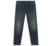 Hugo Men's Brody Tapered Fit Jeans in Blue Stretch Denim, Navy, 35 W/32 L