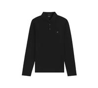 Hugo Mens C-Paley 01 Long-Sleeved Polo Shirt - Black - L - Black - 100% Cotton