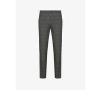 Hugo Mens Charcoal Check Woven Trousers 30