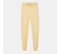 Hugo Mens Closed Hem Fleece Joggers in Open Beige - Size Small