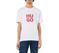 HUGO Men's Daltorip T_Shirt, White100,