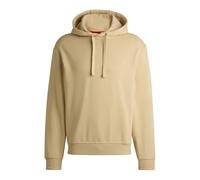 HUGO Mens Dapo Contrast-Logo Hoodie in Cotton Terry