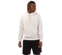 Hugo Mens Dapo Logo Print Hoodie in White Cotton - Size Large