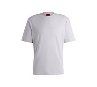Hugo Mens Dapolino Logo Print T-Shirt in Purple Cotton - Size Small