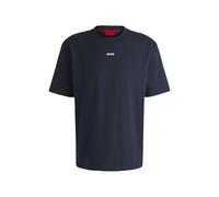 HUGO Mens Dapolino Relaxed-fit T-Shirt in Cotton with Logo Print