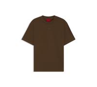 HUGO Mens Dapolino Relaxed-fit T-Shirt in Cotton with Logo Print