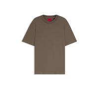HUGO Mens Dapolino Relaxed-fit T-Shirt in Cotton with Logo Print