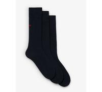 HUGO Mens 3P RS UNI CC Three-pack of logo-detail socks in a regular length