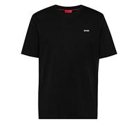 Men's HUGO Dero222 Mens Cotton-Jersey T-Shirt with Logo Print NOS - Black - Size: 44/Regular
