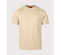 HUGO Mens Dero222 T-Shirt - Colour: 269 Medium Beige - Size: Medium