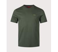 HUGO Mens Dero222 T-Shirt - Colour: 309 Dark Green - Size: XL XL