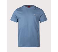 Hugo Dero222 Short Sleeve T-shirt Blue M Man