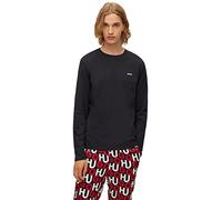 HUGO Cotton-jersey T-shirt with logo print - Style Derol222, 50466159 Black XXL