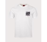HUGO Men's Deyss Eye T-Shirt, White