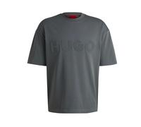 Hugo Mens Dinkee Tonal Logo T-Shirt - Grey - S - Grey