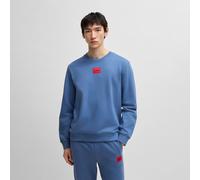 Hugo Mens Diragol212 Crewneck Sweatshirt in Blue Cotton - Size Large