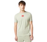 HUGO Mens Diragolino212 Cotton T-Shirt with red Logo Label