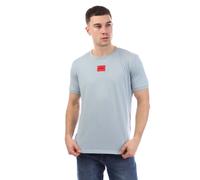 Hugo Mens Diragolino212 T-Shirt in Blue Cotton - Size Large