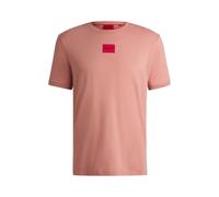 Hugo Mens Diragolino212 T-Shirt in Pink Cotton - Size Small