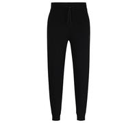 HUGO Mens Doak H Cotton-terry tracksuit bottoms with logo detail