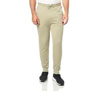 HUGO Mens Doak212 Logo-Patch Tracksuit Bottoms in Cotton Jersey