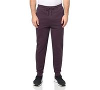 HUGO Mens Doak212 Logo-Patch Tracksuit Bottoms in Cotton Jersey