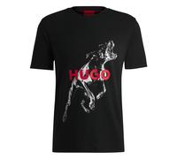 Hugo Mens Dog Oversized T-ShirtL Black GT21506