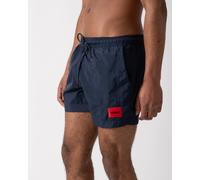HUGO Mens Dominica Quick-Drying Swim Shorts In Recycled Material With Logo -