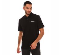 Hugo Mens Drocholo Polo Shirt in Black Cotton - Size Small