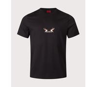 HUGO Mens Dugolini T-Shirt - Colour: 001 Black - Size: Small