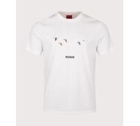 HUGO Mens Dugolini T-Shirt - Colour: 102 Natural - Size: XL XL