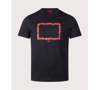 HUGO Mens Duhorse T-Shirt - Colour: 001 Black - Size: Medium