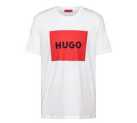 Hugo Mens Dulive Box Logo T-Shirt / S White GT3962