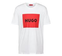 Hugo Mens Dulive Box Logo T-Shirt - White - M - White