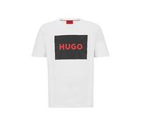 Hugo Dulive Box Logo T Shirt S White