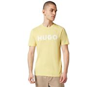 HUGO Mens Dulivio Contrast-Logo T-Shirt in Cotton Jersey